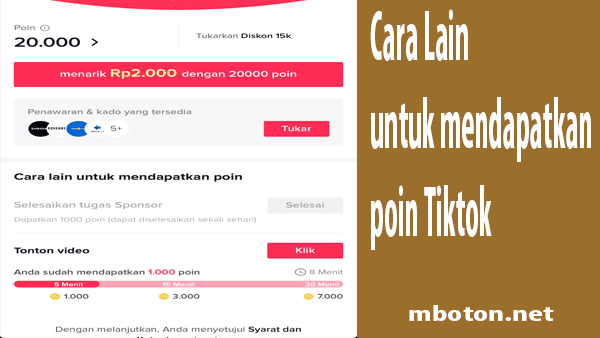 Cara Lain Untuk Mendapatkan Poin Di Tiktok