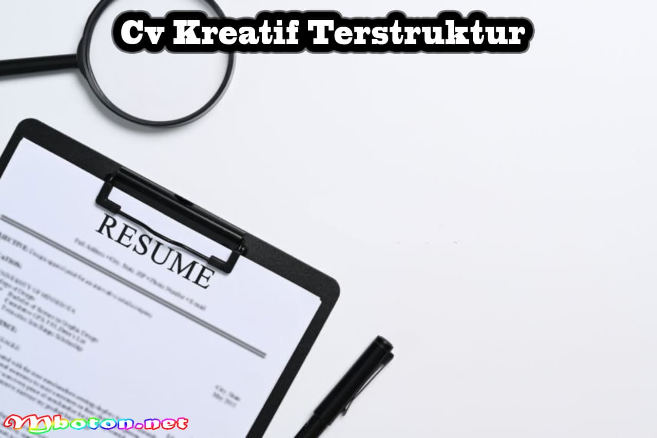 Desain CV Kreatif: Minimalis yang Elegan Terbaik Terstruktur 3 Cv Kreatif Terstruktur