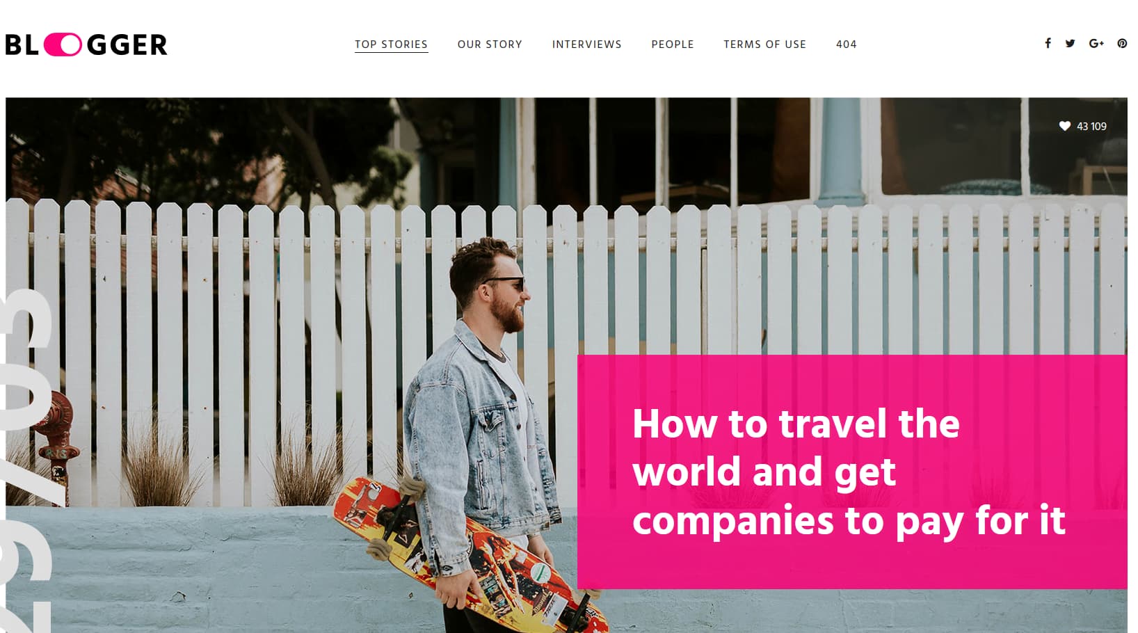 Creative personal Blog