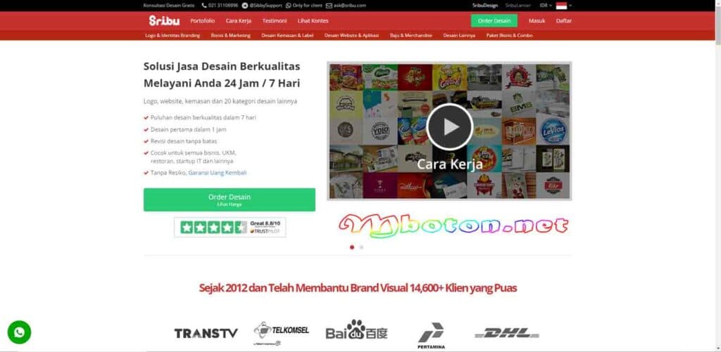 Startup Sribu Jasa Desain berkualitas Logo website Indonesia 2 paket dimulai dari paket usaha sampai hingga paket Startup Sribu