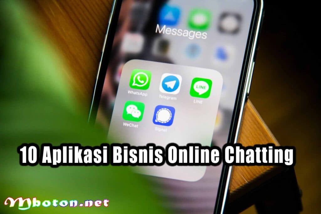 10 Aplikasi Bisnis Online Chatting
