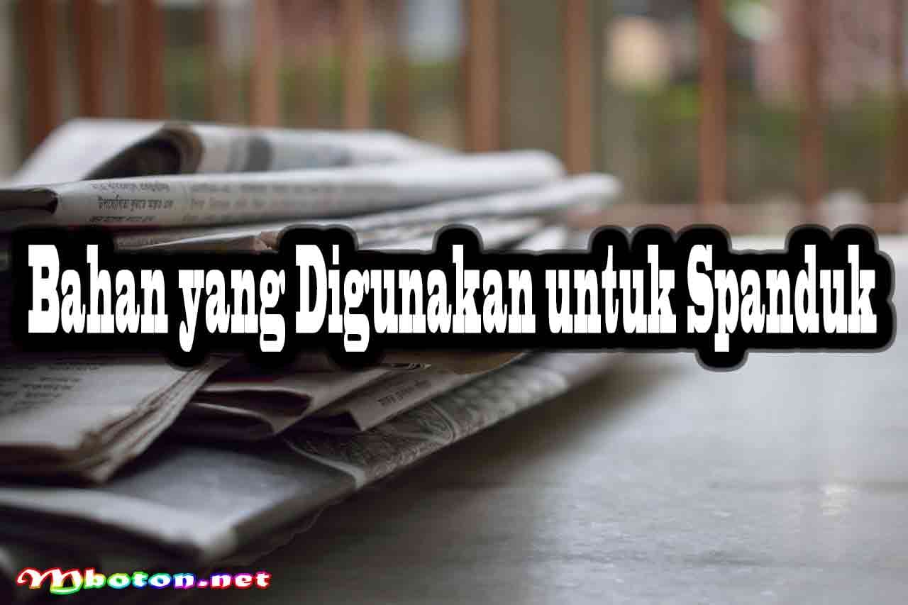Contoh Spanduk Ideal Ukuran, Backgroud Fungsi, Bahannya 2 Bahan yang Digunakan untuk Spanduk
