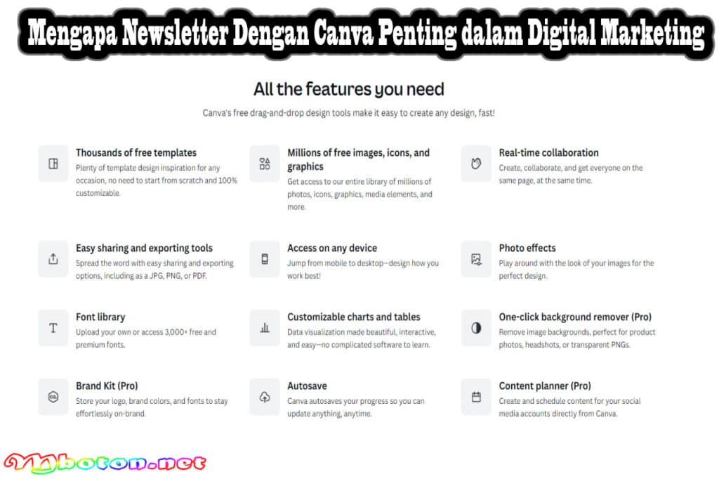 Mengapa Newsletter Dengan Canva Penting dalam Digital Marketing