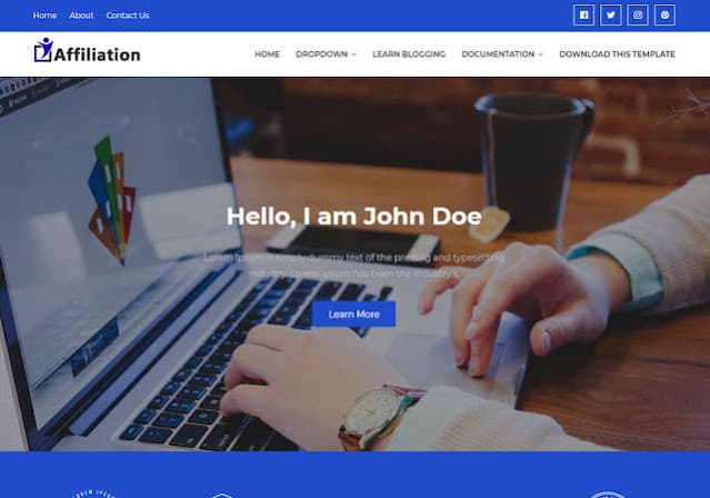 Affiliation Template Blog Affiliation Template Blog