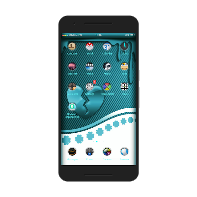 Tema Oppo Broken Heart Tema Oppo Broken Heart