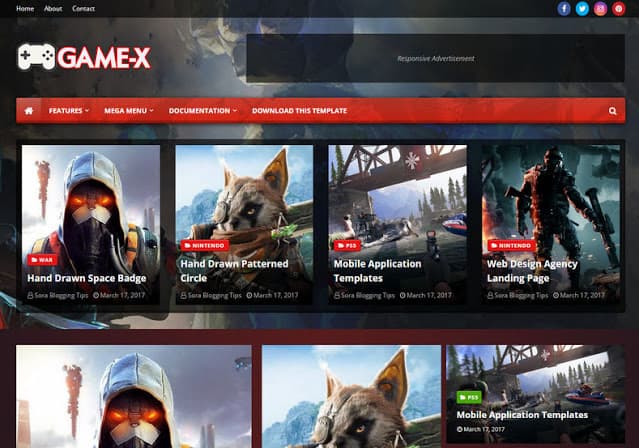 Game X Template Blog Game X Template Blog
