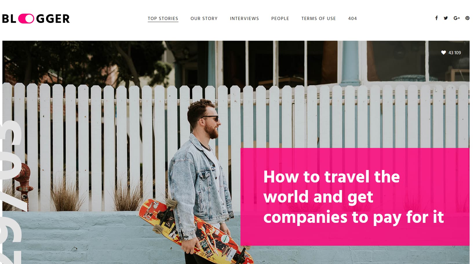 Creative personal Blogger Creative personal Blogger Template