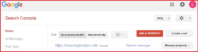 Google Webmaster Tools 2 URL website