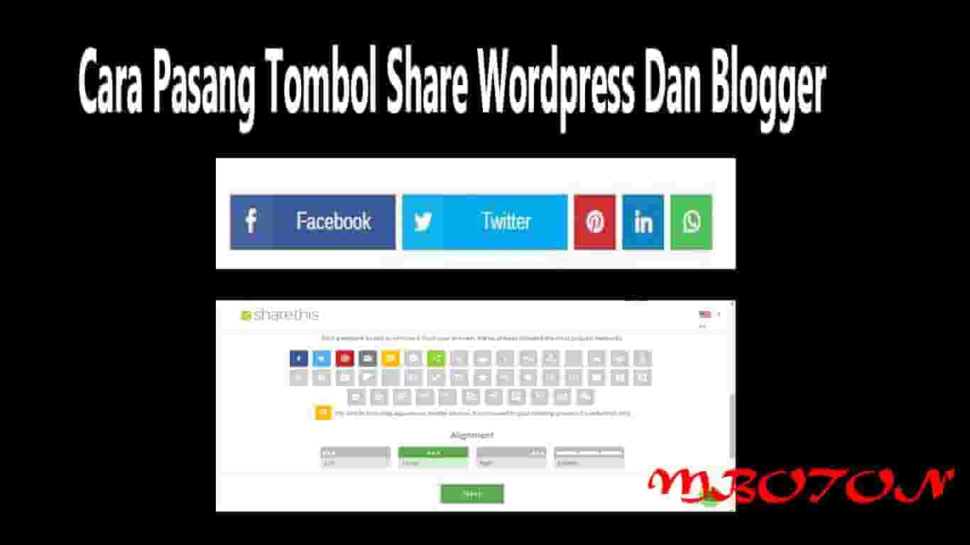 Cara Pasang Tombol Share WordPress Dan Blogger Cara Pasang Tombol Share WordPress Dan Blogger
