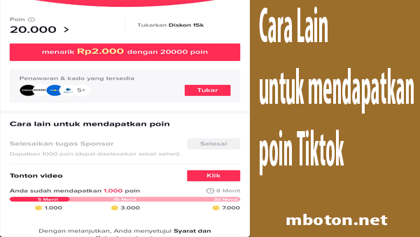 Tahapan Cara Mendapatkan Uang Dengan Cepat Nonton TikTok 3 Cara Lain Untuk Mendapatkan Poin Di Tiktok