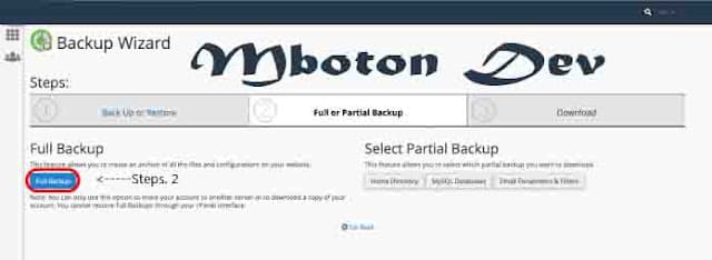 steps 2 backup cpanel steps 2 backup cpanel