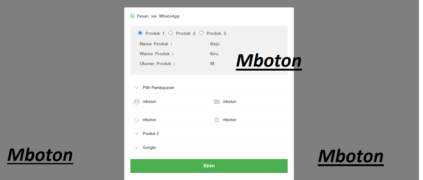 Membuat Checkout WhatsApp Blogger 7 Membuat Checkout WhatsApp Blogger