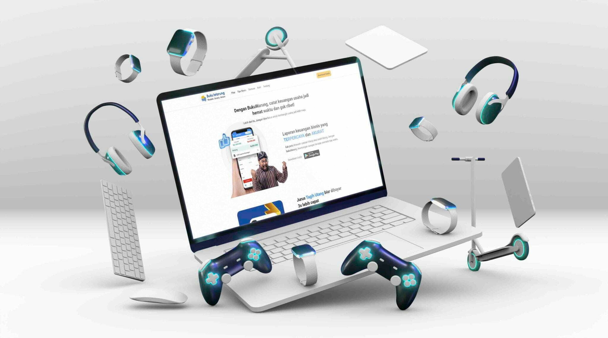 Aplikasi BukuWarung Kembangkan Usaha Pakai Pembayaran Digital