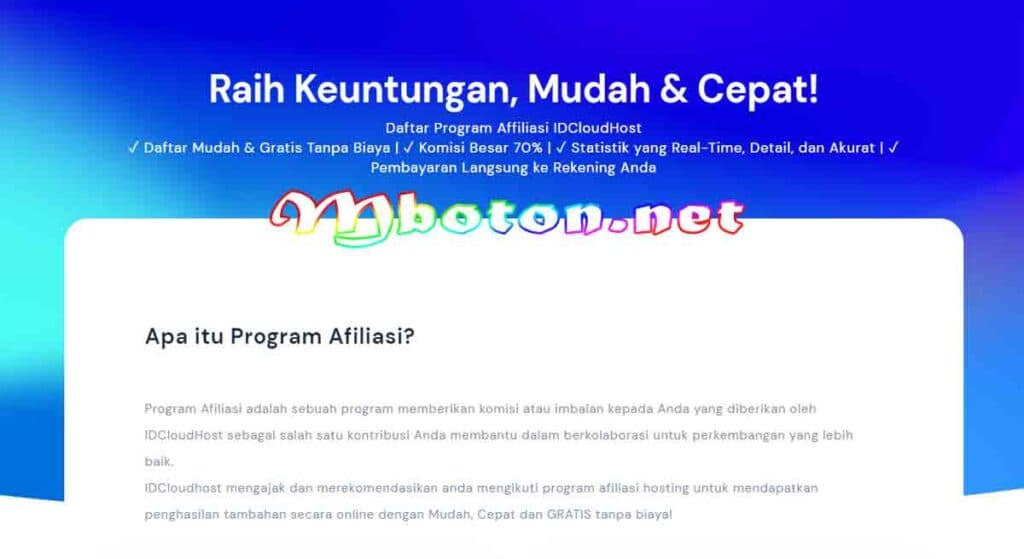Contoh Afiliasi Adalah, Kenali Pengertian Dan Cara Kerjanya 10 Program Affiliate IDCloudHost