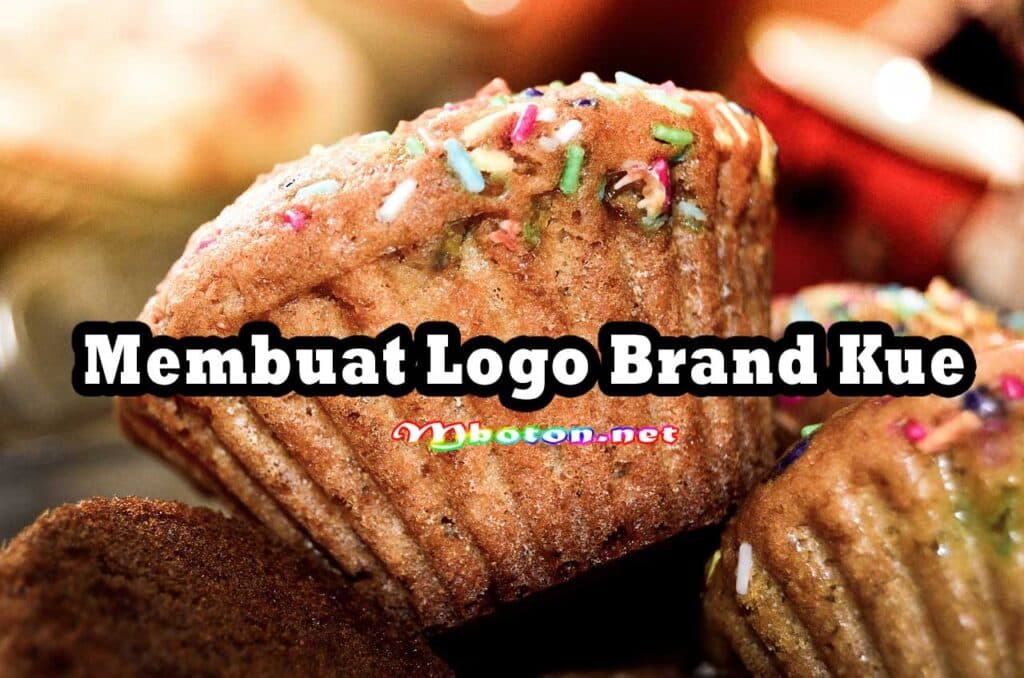 Membuat Logo Brand Kue