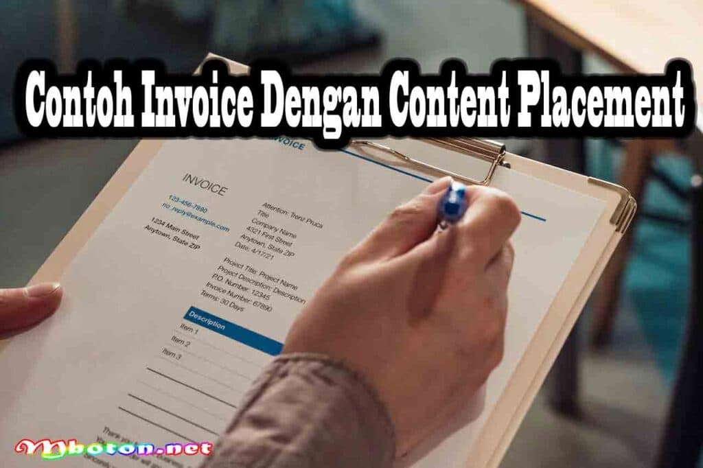 Contoh Invoice Tagihan Jasa Fungsi, dan Format, Dalam Bisnis 4 Contoh Invoice Dengan Content Placement
