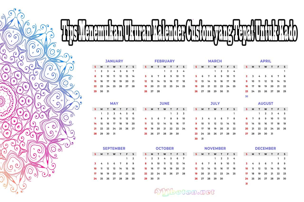 Tips Menemukan Ukuran Kalender Custom yang Tepat Untuk Kado 10 Tips Menemukan Ukuran Kalender Custom yang Tepat Untuk Kado
