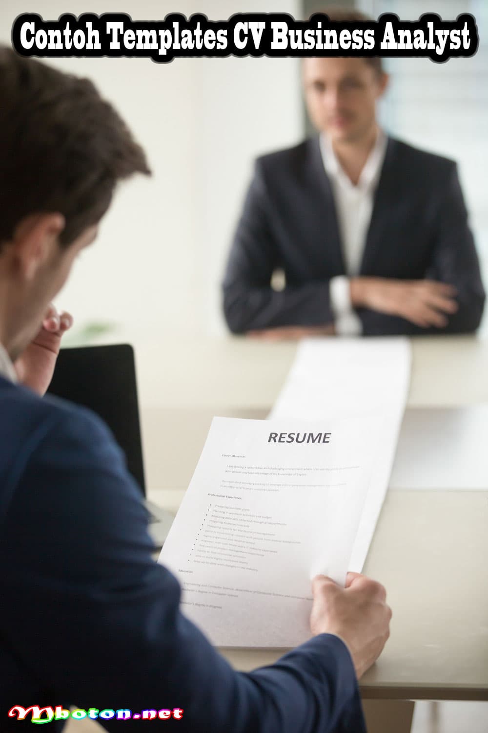 Contoh CV Business Analyst Professional: Templates Terbaru 2 Contoh Templates CV Business Analyst