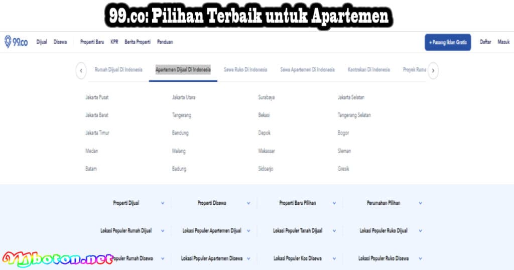 10 Aplikasi Sewa Apartemen Indonesia Terkenal Dan Terbaik 6 99.co: Pilihan Terbaik untuk Apartemen