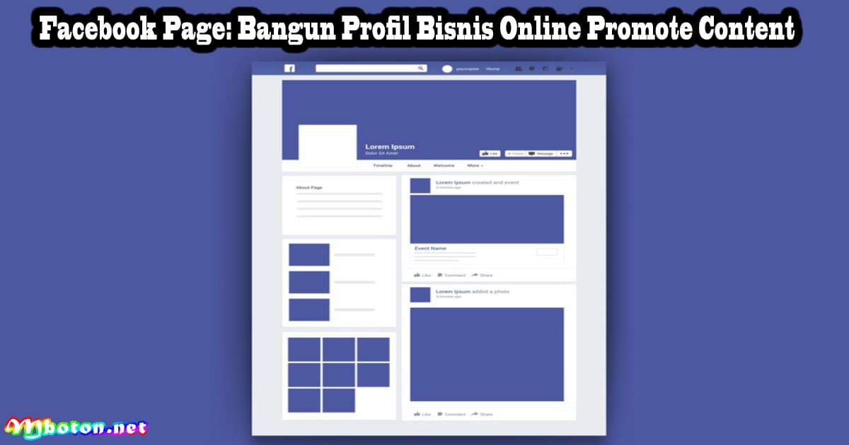 Facebook Page: Bangun Profil Bisnis Online Promote Content 9 Facebook Page: Bangun Profil Bisnis Online Promote Content