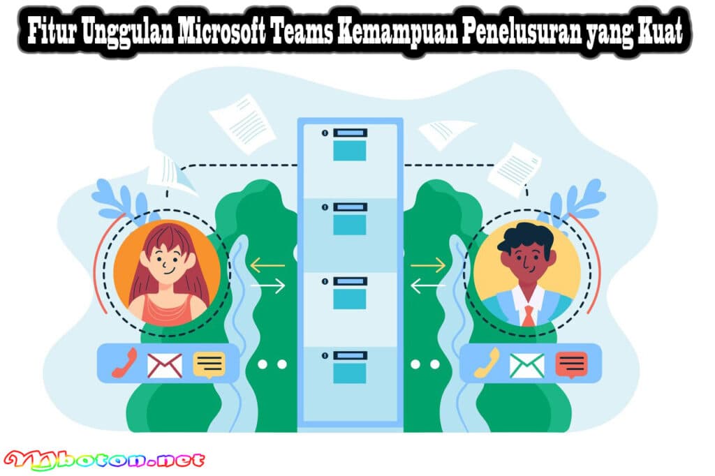 Fitur Unggulan Microsoft Teams Berfungsi Kolaborasi Tim 4 Fitur Unggulan Microsoft Teams Kemampuan Penelusuran yang Kuat