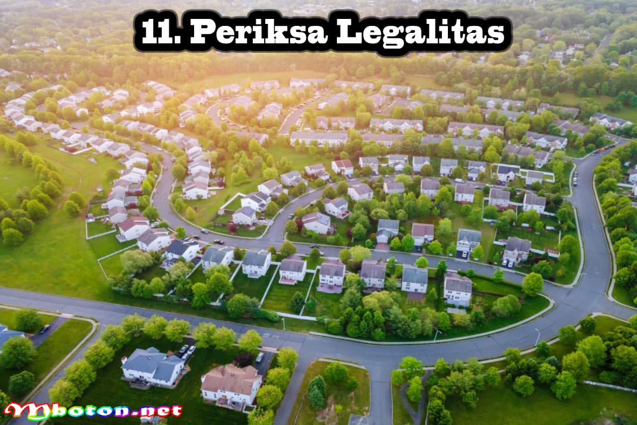 13 Panduan Memilih Kawasan Perumahan Baru Yang Strategis 3 Periksa Legalitas