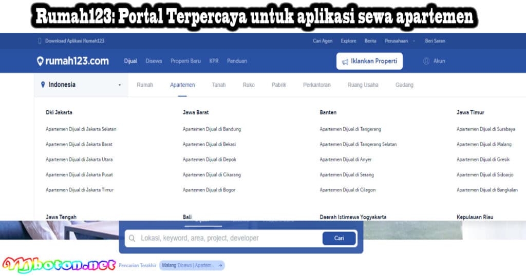 10 Aplikasi Sewa Apartemen Indonesia Terkenal Dan Terbaik 7 Rumah123: Portal Terpercaya untuk aplikasi sewa apartemen
