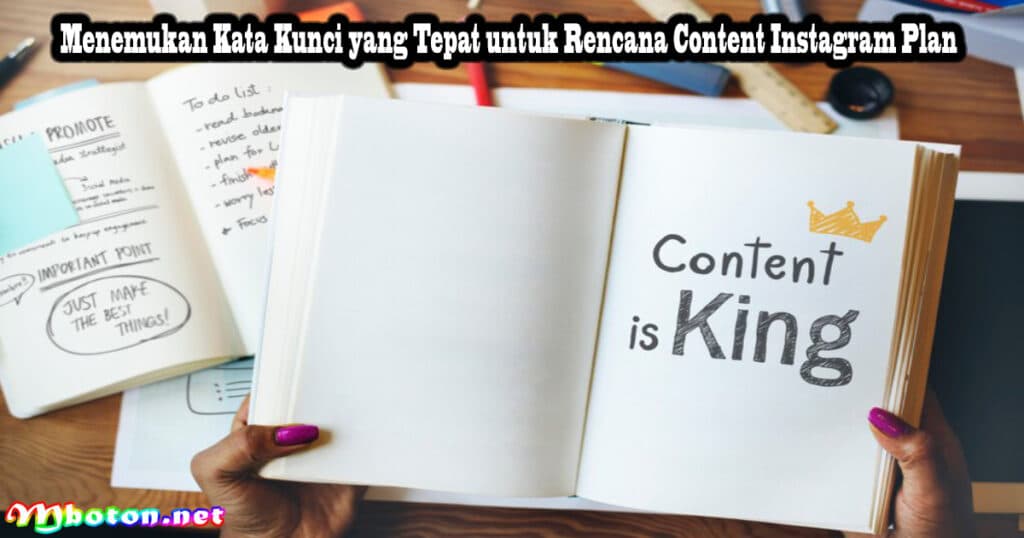 Cara Membangun Content Instagram Plan Termudah Dan Efektif 3 Menemukan Kata Kunci yang Tepat untuk Rencana Content Instagram Plan