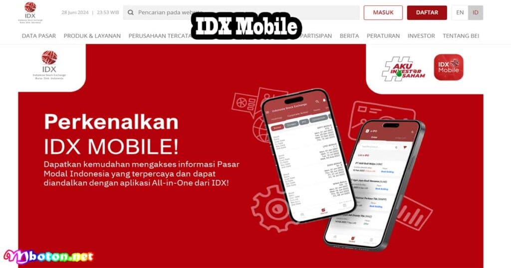 22 Aplikasi Saham Terbaik Untuk Pemula di Indonesia Aman Dan Investor 5 IDX Mobile
