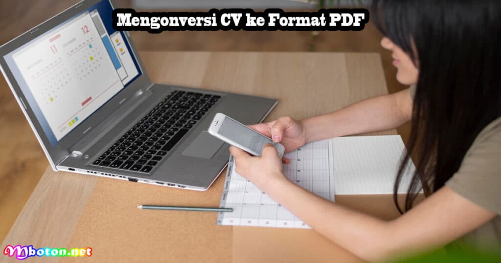 Membuat CV Beasiswa Format PDF Rapi & Mudah Dibaca 4 Mengonversi CV ke Format PDF