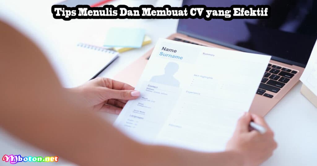 Membuat CV Beasiswa Format PDF Rapi & Mudah Dibaca 3 Tips Menulis Dan Membuat CV yang Efektif