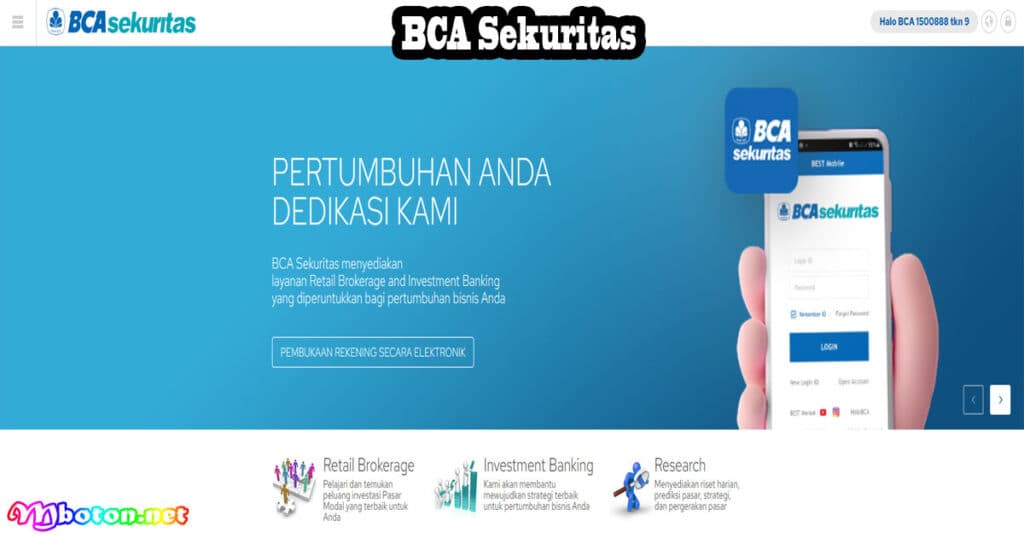 Top 11 Rekomendasi Aplikasi Reksadana Terbaik Terdaftar Di OJK 4 BCA Sekuritas
