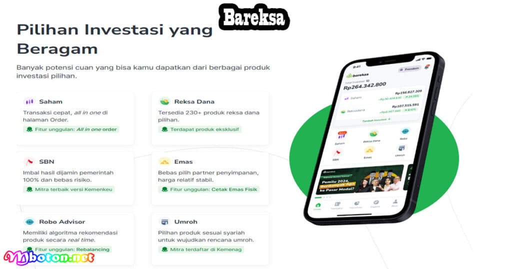 Top 11 Rekomendasi Aplikasi Reksadana Terbaik Terdaftar Di OJK 3 Bareksa