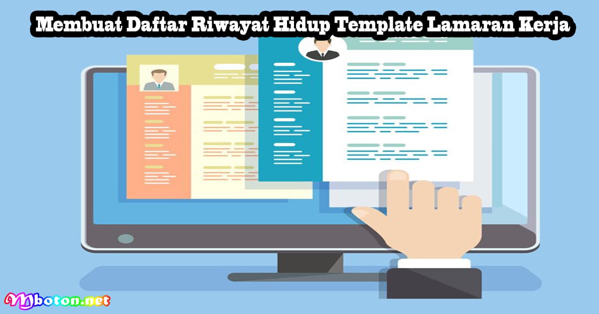 Membuat Daftar Riwayat Hidup Template Lamaran Kerja