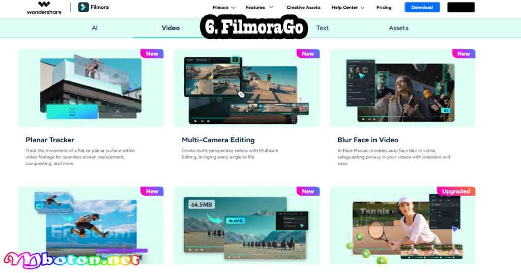 10 Aplikasi Editing Video Untuk Konten Smartphone 6 FilmoraGo