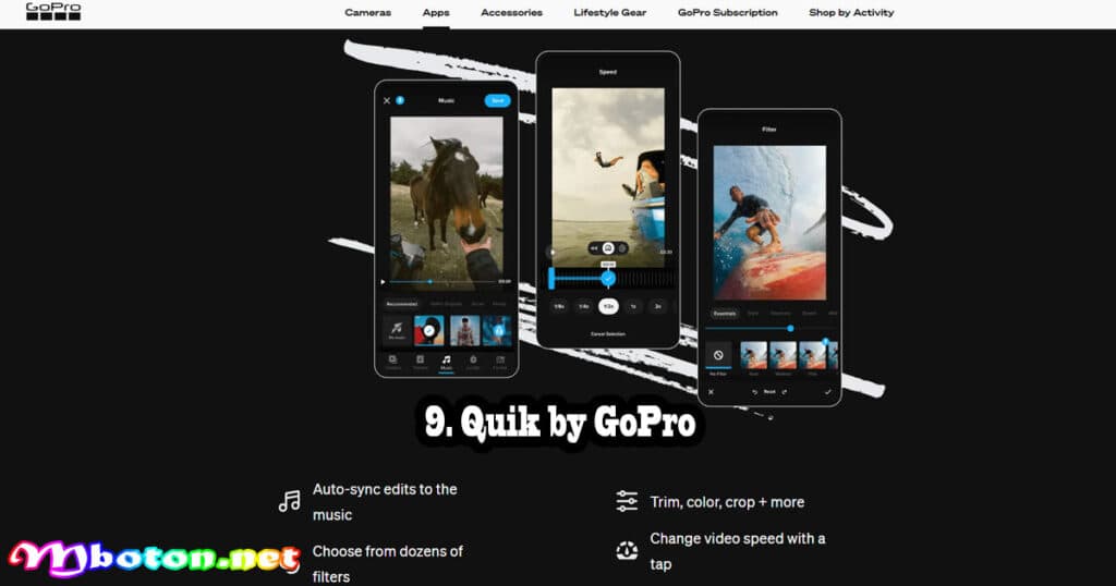 10 Aplikasi Editing Video Untuk Konten Smartphone 9 Quik by GoPro