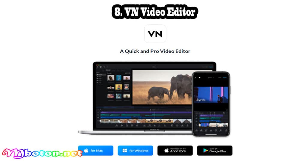 10 Aplikasi Editing Video Untuk Konten Smartphone 8 VN Video Editor
