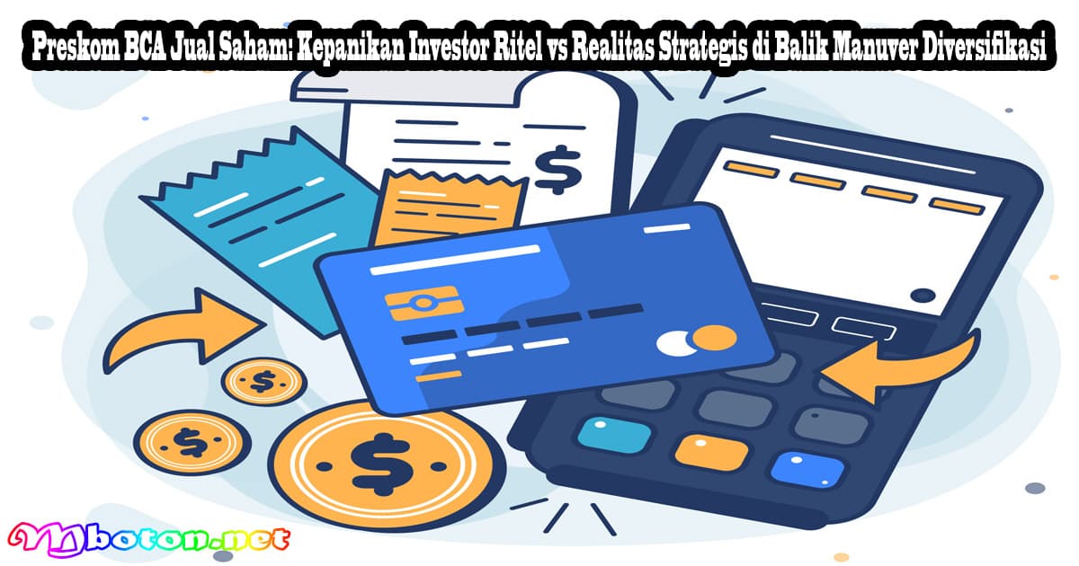 Preskom BCA Jual Saham: Kepanikan Investor Ritel vs Realitas Strategis di Balik Manuver Diversifikasi 6 Preskom BCA Jual Saham: Kepanikan Investor Ritel vs Realitas Strategis di Balik Manuver Diversifikasi
