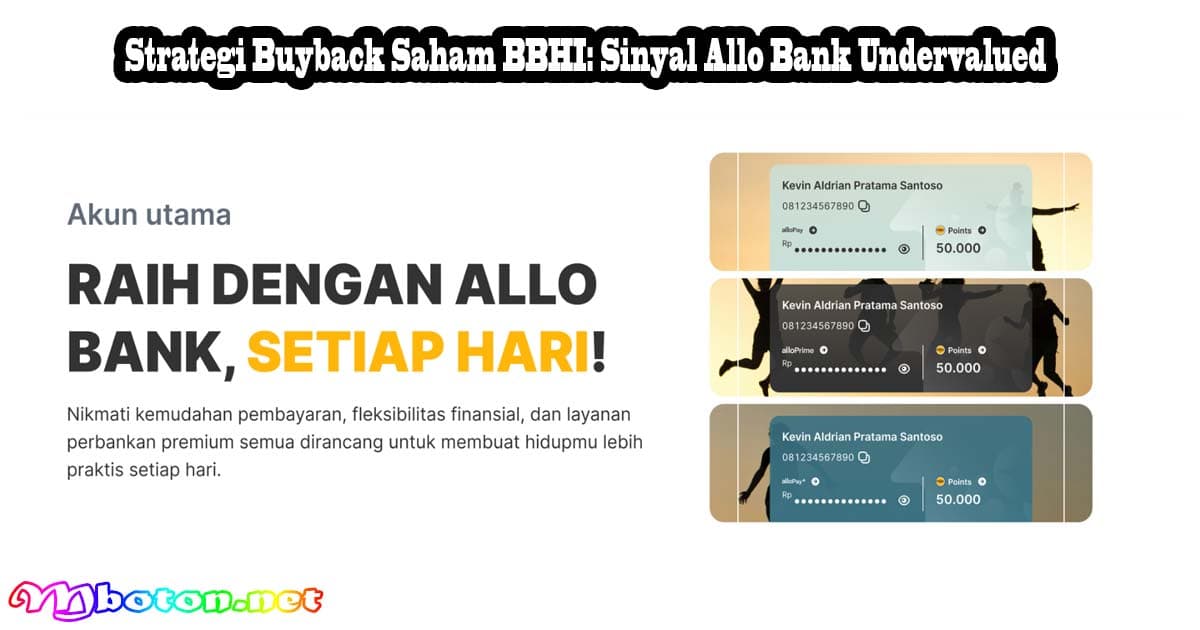 Strategi Buyback Saham BBHI: Sinyal Allo Bank Undervalued 7 Strategi Buyback Saham BBHI: Sinyal Allo Bank Undervalued