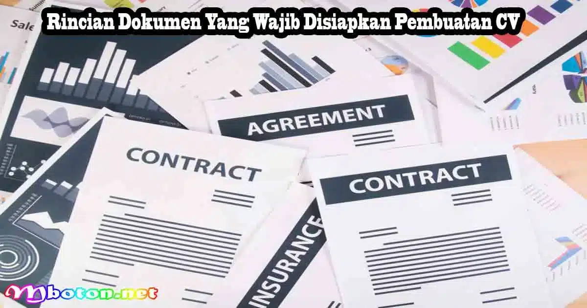 Jasa Pembuatan CV: Urus Izin Usaha Lengkap & Cepat 1 Rincian Dokumen Yang Wajib Disiapkan Pembuatan CV