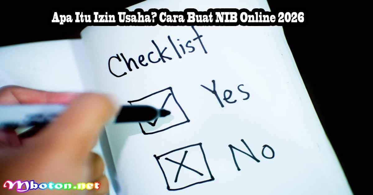 Apa Itu Izin Usaha? Cara Buat NIB Online 2026