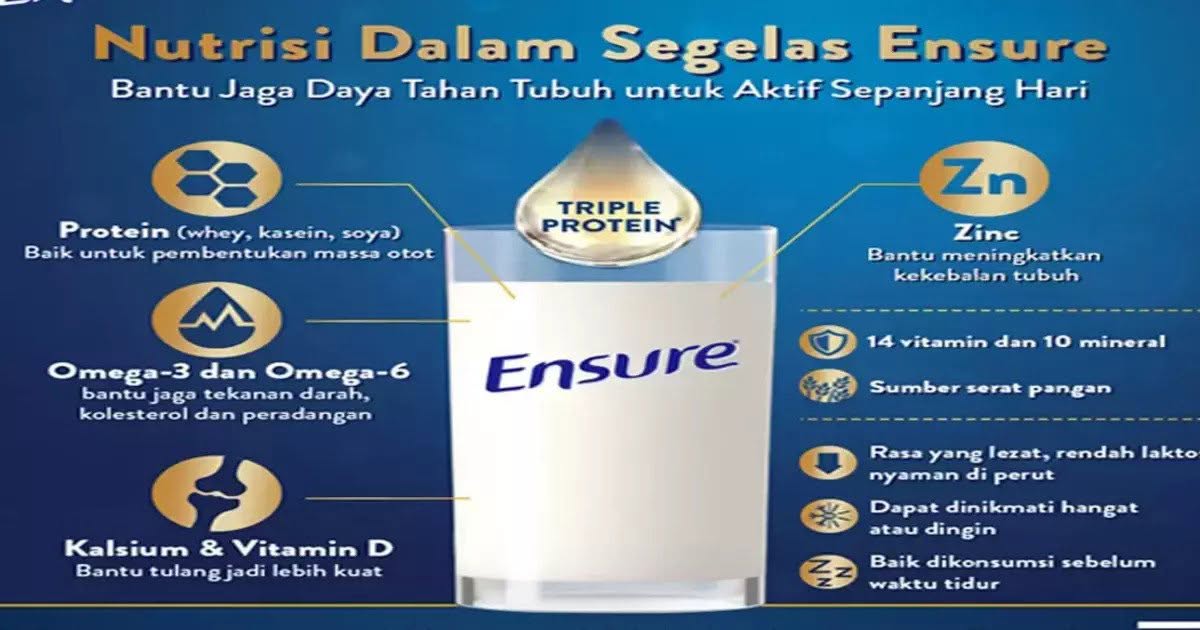 Susu Ensure Lansia Menjaga Tahan Tubuh Sehat Dan Bernutrisi 5 Susu Ensure Lansia Menjaga Tahan Tubuh Sehat Dan Bernutrisi