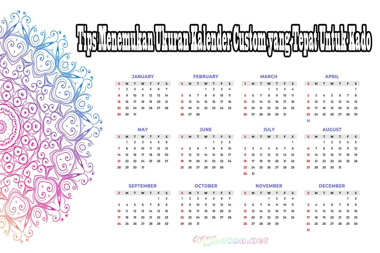 Tips Menemukan Ukuran Kalender Custom yang Tepat Untuk Kado 5 Tips Menemukan Ukuran Kalender Custom yang Tepat Untuk Kado