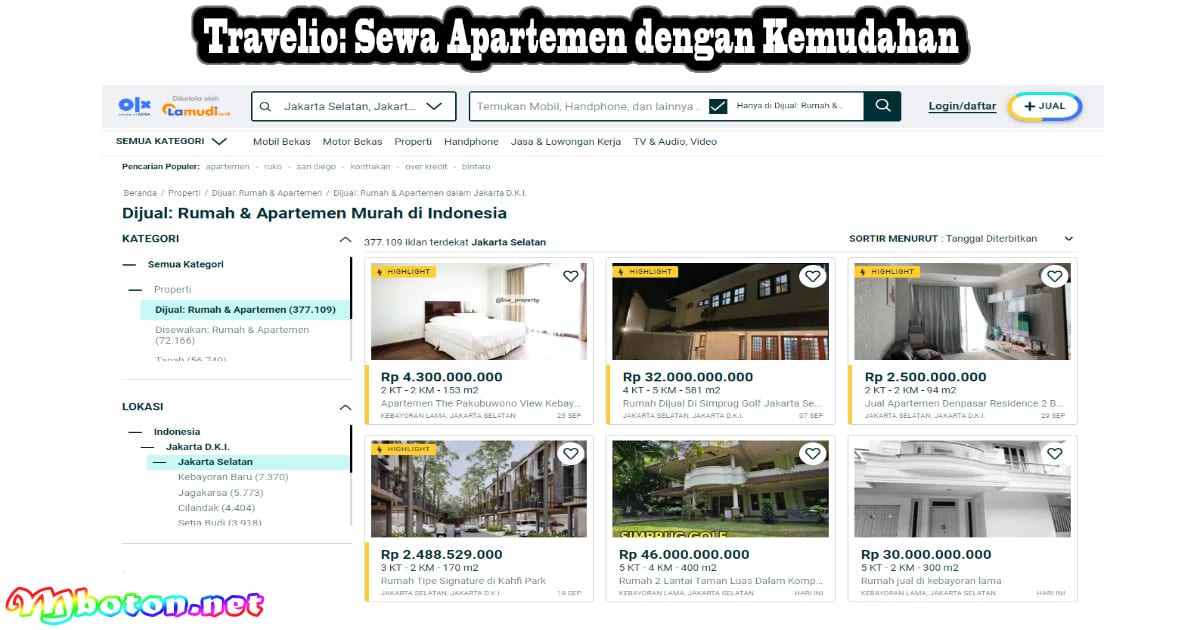 10 Aplikasi Sewa Apartemen Indonesia Terkenal Dan Terbaik 5 OLX: Cari Apartemen Bekas