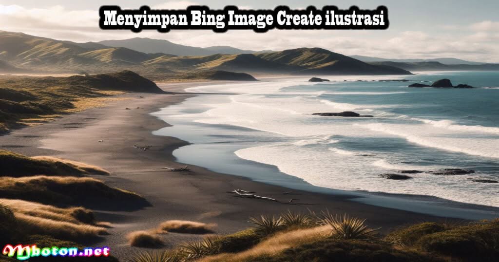 Cara Menggunakan Fitur Bing Image Create Ilustrasi With (AI) 2 Menyimpan Bing Image Create ilustrasi