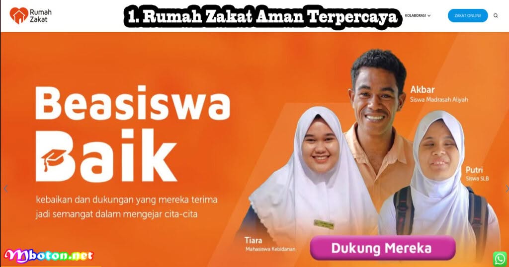 12 Website Donasi Penggalangan Dana Online Terbaik 2 Rumah Zakat Aman Terpercaya