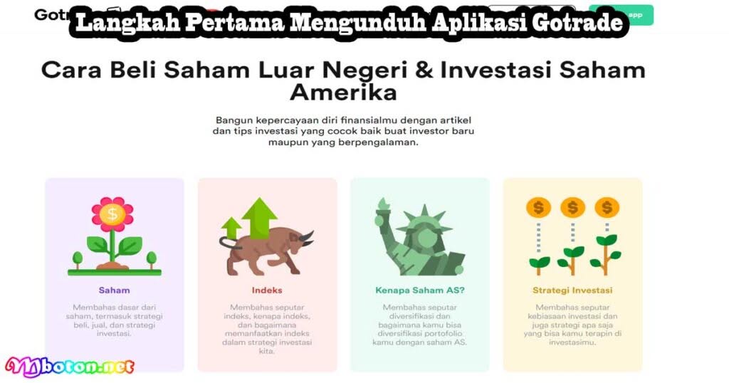 Cara Menggunakan Aplikasi Gotrade Beli Saham Amerika 1 Langkah Pertama Mengunduh Aplikasi Gotrade