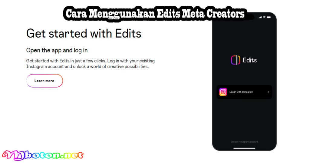 Cara Menggunakan Edits Meta Creators