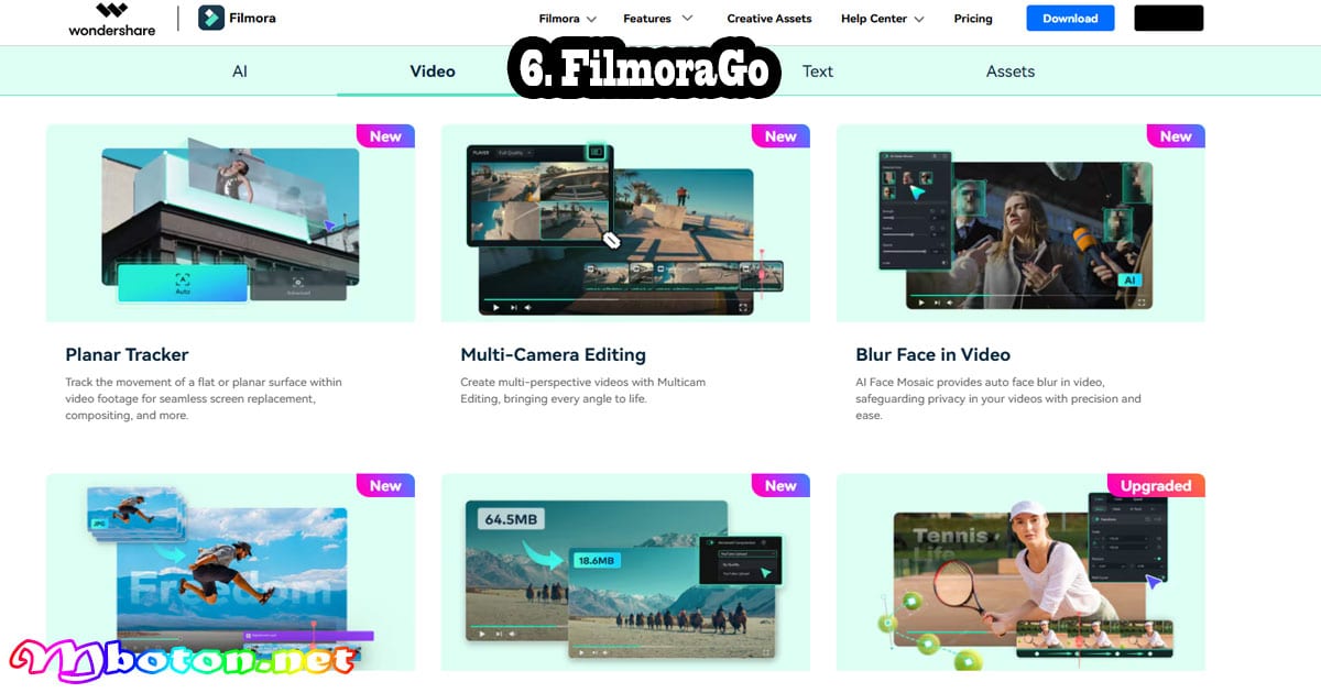 10 Aplikasi Editing Video Untuk Konten Smartphone 6 FilmoraGo