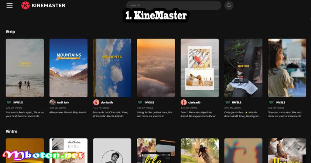 10 Aplikasi Editing Video Untuk Konten Smartphone 1 KineMaster